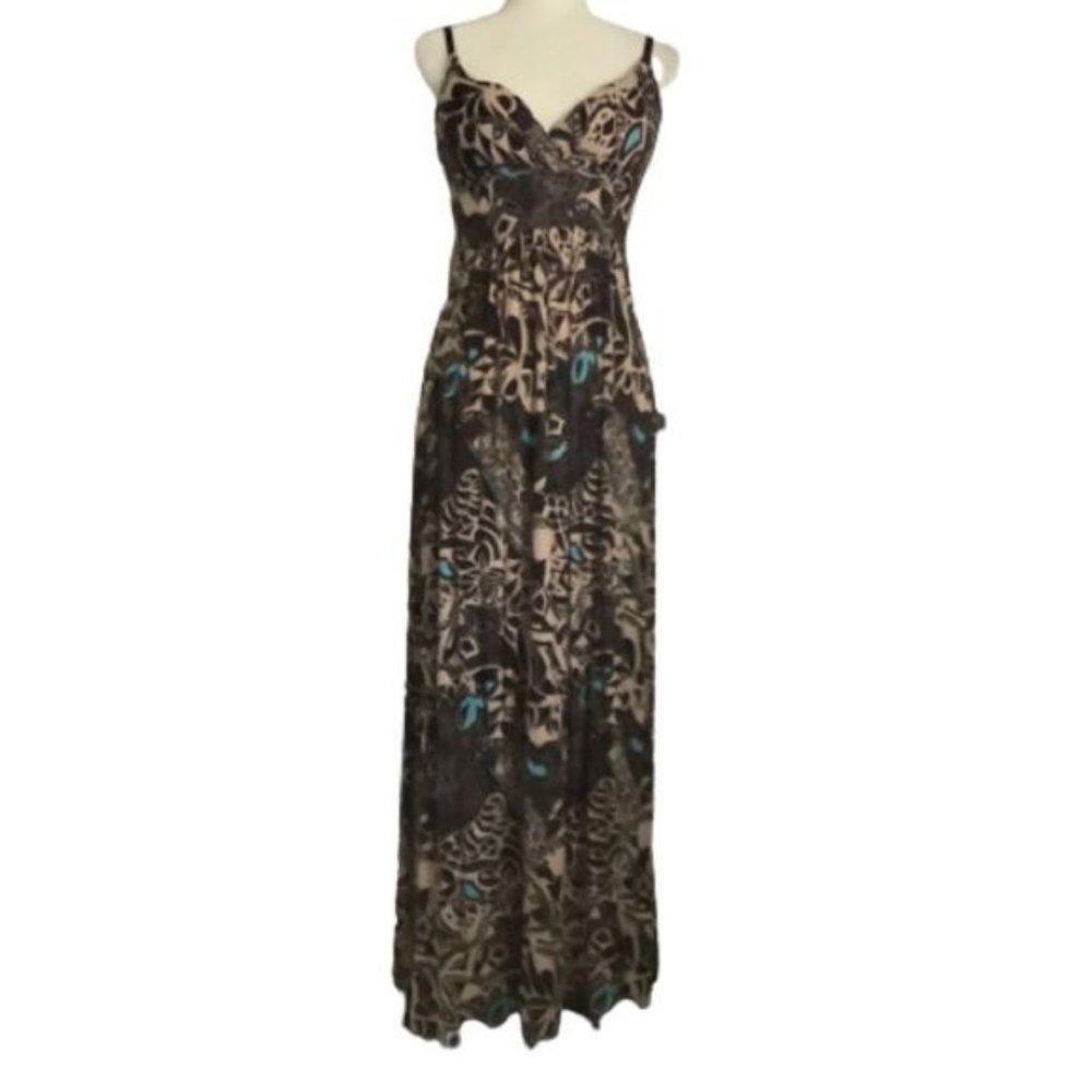 DEREK HEART MAXI SUNDRESS SIZE M